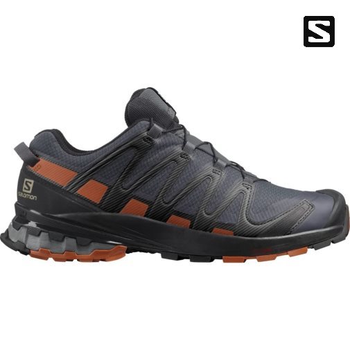 Navy Salomon Xa Pro 3d V8 GTX Men's Trail Running Shoes | IE DQ8620